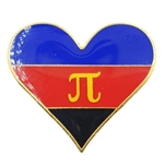 Polyamory heart pin