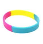 Pansexual silicone bracelet