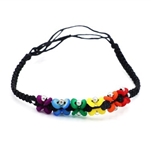 Rainbow Butterfly Beads Bracelet