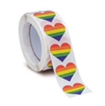 Sticker Roll Rainbow Heart