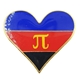 Polyamory heart pin