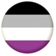 Asexual Flag Button