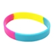 Pansexual silicone bracelet