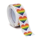 Sticker Roll Rainbow Heart