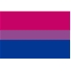 Rainbow Bisexual Flag Sticker