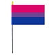 Bisexual 10 x 15 cm. Stick Flag