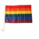 Rainbow car flag 30x45 cm