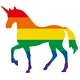 Rainbow Unicorn Sticker