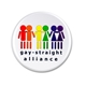 Gay Straight Alliance Button