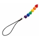 Rainbow Beads Phone Starp