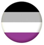 Asexual Flag Button