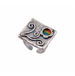 Rainbow Flower Ring