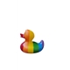 Rainbow rubber duck